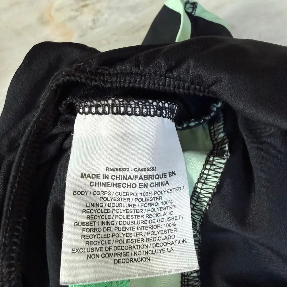 Nike Women's 10K Running Shorts Black Green RUN Lined  size M